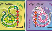 Veröffentlichung des Briefmarken-Sets zum Jahr der Schlange