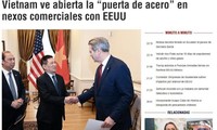 Lateinamerikanische Medien: Vietnam öffnet „Stahltür” in Handelsbeziehungen zu den USA 