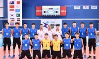 Vietnams Männer-Volleyballteam spielt in Bahrain