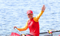 Jeux olympiques de Paris 2024: la rameuse vietnamienne Pham Thi Huê entre en quarts de finale de l'aviron féminin