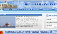 Website “Dự thảo online”- phương tiện để người dân tham gia xây dựng pháp luật