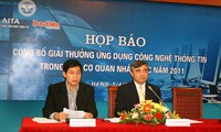 Giải thưởng ứng dụng công nghệ thông tin trong các cơ quan Nhà nước năm 2011 