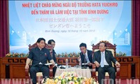 Đoàn Bộ Đất đai-Cơ sở hạ tầng-Giao thông và Du lịch Nhật Bản thăm Bình Dương