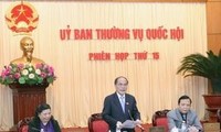 Khai mạc phiên họp thứ 15 của Ủy ban Thường vụ Quốc hội