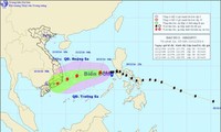 Bão Hagupit cách bờ biển Khánh Hòa – Ninh Thuận khoảng 340km