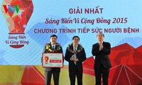 Trao giải cuộc thi “Sáng kiến vì cộng đồng” 2015