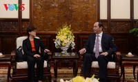 Presiden Vietnam, Tran Dai Quang secara terpisah menerima Dubes Singapura dan Mesir untuk Vietnam