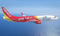 Maskapai penerbangan Vietjet membuka lini penerbangan internasional Ha Noi-Osaka