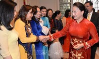 Ketua MN Vietnam, Nguyen Thi Kim Ngan mengunjungi Kedutaan Besar dan bertemu dengan komunitas orang Vietnam di Kerajaan Belgia