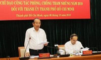 Deputi Harian PM Truong Hoa Binh memeriksa pencegahan dan pemberantasan korupsi di Kota Ho Chi Minh