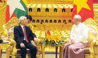 Pimpinan Partai Komunis dan Pemerintah Vietnam mengirim tilgram ucapan selamat sehubungan dengan peringatan HUT ke-45 Penggalangan hubungan diplomatik Vietnam-Myanmar