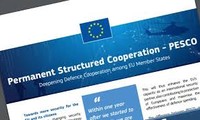 EU defense ministers adopt roadmap for enhanced cooperation