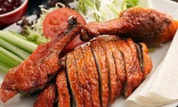 Roast duck with honey