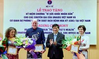 Three foreign experts honoured for contributions to Vietnam's health sector