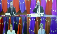 EU pushes China on various issues at virtual summit