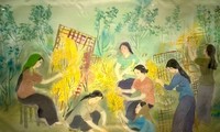 Works by veteran painters showcased in Hanoi