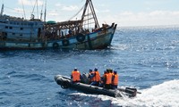 Coast Guard Force, Binh Dinh Province to combat illegal, unreported fishing