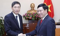 Deputi PM, Menlu Vietnam, Pham Binh Minh menerima Dubes Republik Korea