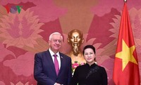 Ketua MN Vietnam, Nguyen Thi Kim Ngan menerima Ketua Majelis Tinggi Republik Belarus, Mikhail Myasnikovich