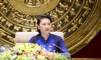 Ketua MN Vietnam, Nguyen Thi Kim Ngan melakukan temu kerja dengan para Kepala delegasi yang menghadiri Konferensi AMMW