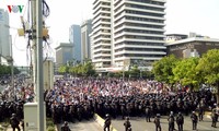 Lebih dari 1300 orang telah datang berduyun-duyun ke Ibu Kota untuk melakukan demonstrasi, Jakarta mengumumkan keamanan siaga satu 