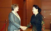 Ketua MN Vietnam, Nguyen Thi Kim Ngan menerima Kepala Perwakilan UNICEF di Vietnam