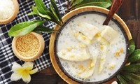 Memperkenalkan cara membuat kolak pisang campur kacang hijau untuk meredakan udara gerah di pada musim panas