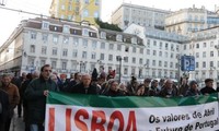 Protest gegen Sparpolitik in Portugal