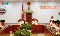 Staatspräsident Truong Tan Sang besucht Provinz Gia Lai