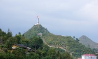 Flaggenturm Lung Cu in Nordvietnam