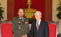 KPV-Generalsekretär Nguyen Phu Trong trifft Kambodschas Verteidigungsminister