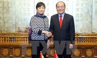 Parlamentspräsident trifft Vorsitzende der Freundschaftsgesellschaft Chinas