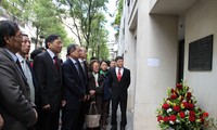 Fußabdrücke des Präsidenten Ho Chi Minh in Frankreich