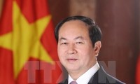 Staatspräsident Tran Dai Quang beginnt seinen Besuch in Weißrussland