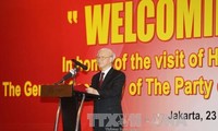 Nguyen Phu Trong: Vertrauen auf Entwicklung in Handelszusammenarbeit zwischen Vietnam und Indonesien