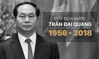 Sondermitteilung über den Tod des vietnamesischen Staatspräsidenten Tran Dai Quang