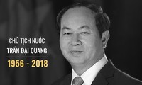 Internationale Medien trauern über den Tod des Staatspräsidenten Tran Dai Quang