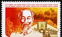 Veröffentlichung der Sonderbriefmarkensammlung zum 130. Geburtstag des Präsidenten Ho Chi Minh