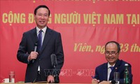 Staatspräsident Vo Van Thuong trifft Vertreter der in Österreich lebenden Vietnamesen