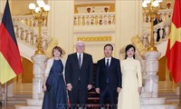 Staatspräsident Vo Van Thuong leitet ein Galadiner für den deutschen Bundespräsidenten