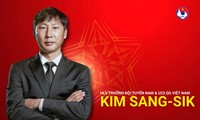 Trainer Kim Sang-sik leitet die vietnamesische Fußballnationalmannschaft