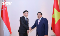 Premierminister Pham Minh Chinh trifft Singapurs Premierminister Lawrence Wong