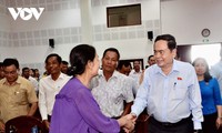 Parlamentspräsident Tran Thanh Man trifft Wähler in der Provinz Hau Giang