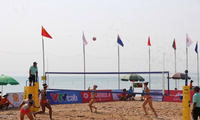 Start des Asiatischen Beachvolleyball-Turniers der Frauen 2025 in Phu Yen