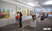 Ausstellung von vietnamesischen und japanischen Künstlern in Ho-Chi-Minh-Stadt