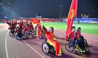 Das vietnamesische Team belegt bei den 13. ASEAN Para Games den 5. Platz in der Gesamtwertung
