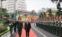 응우옌 푸 쫑 (Nguyễn Phú Trọng) 서기장, 108군병원 70주년 기념식 참석 