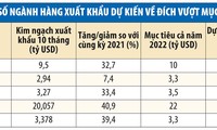 2022년 일부 품목 수출 할당 초과