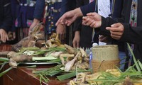 꽝찌성 번끼에우족의 독특한 햅쌀 축제