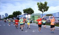 2024년 VnExpress Marathon Da Nang Midnight 대회 8,000 여명 선수 참여